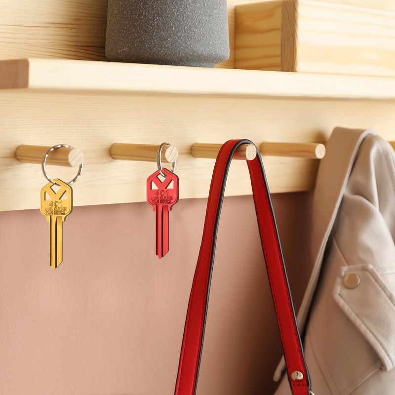 sourcing map 32pcs Key Blanks KW1 Brass Key Blanks Uncut