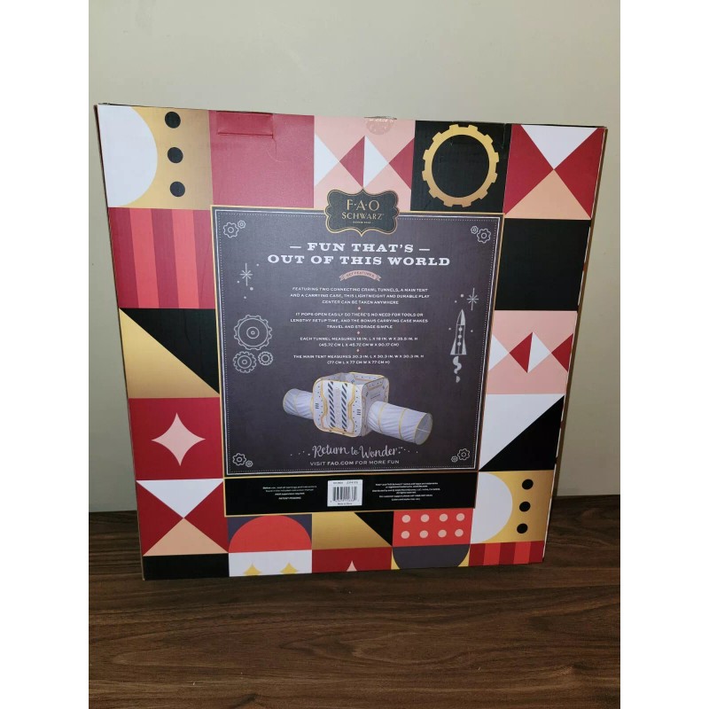 FAO Schwarz Aventure Tent Play Space Station Indoor Toy Kids