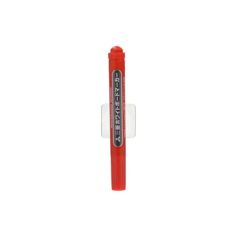 Mitsubishi Pencil, Dry Erase Markers, Fine Point, Round Point, Red,