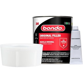 Bondo Body Filler, Original Formula for Fast, Easy Repair & Restoration for your Vehicle, 00262, Filler 1.57 lb and Hardener 0.75 oz, 1 Can