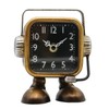 YOUKI Retro Steampunk Style Robot Table Clock,Industrial Style Desk and