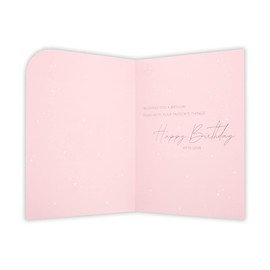 Clintons Simply Present Stack Auntie Birthday Card 127x178mm 1149153 multi