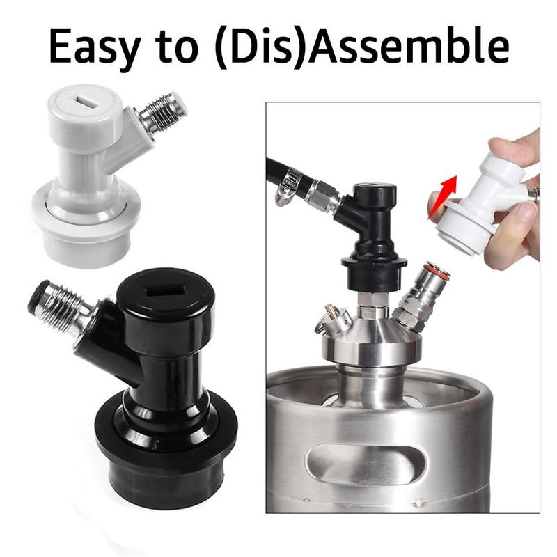 MRbrew Ball Lock Keg Fittings 5 Pairs Quick Ball Lock