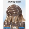 HAIRCUBE Long Wavy Synthetic Wig with Fringe Light Blonde with