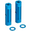 Square aluminum post set (Light Blue) 0.5 Tee Collar Pack