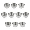 UPKOCH 10 x Stainless Steel Sauce Cups