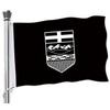 Black Alberta Flag,3x5 FT Canada Province Albertan Flag,36x60 Inch Large