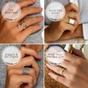 Silverly Women's Men's 925 Sterling Silver Brick Pattern Stone Wall