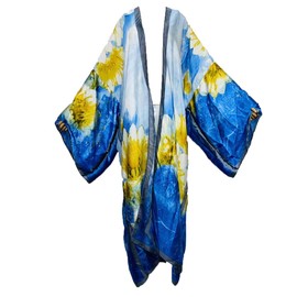 Bikini de verano con sensación de seda para mujer, estilo kaftán, color13, Talla única