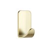 Command 17032BR Small Metal Hook, Gold