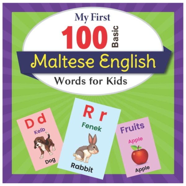 My First 100 Basic Maltese English Words for Kids: An