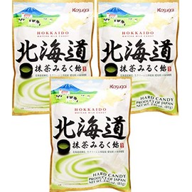 Hokkaido Matcha Milk Ame (2.85oz) (3pack)