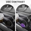Kutyun 4PCS Bling Car Cup Coaster, Universal Non-Slip Cup Holders