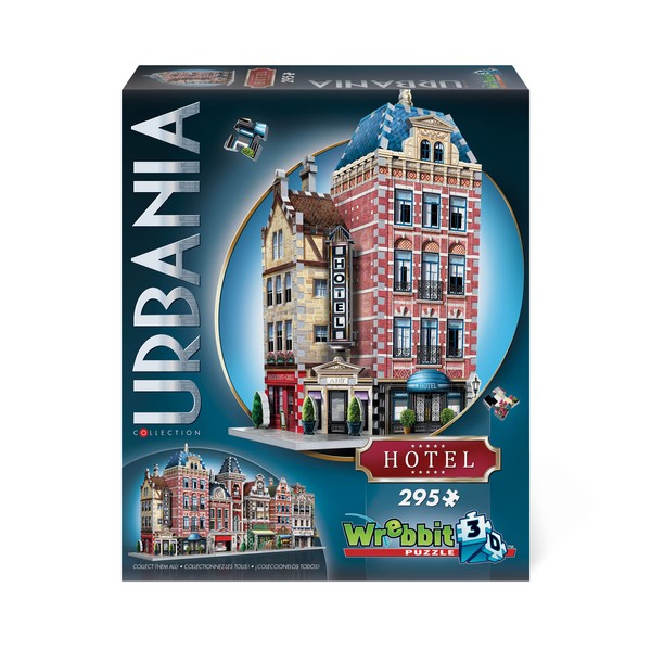 WREBBIT 3D Urbania Hotel 3D Jigsaw Puzzle (295 Pieces)