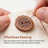 300 Pcs Wooden Buttons for Clothes, 15mm 2 Holes Round