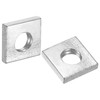 uxcell 10Pcs M5x10mmx2mm Square Nuts, Carbon Steel Zinc Plated Coarse