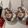 Chucky doll and knife earring set - Color: butcher knife