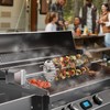 TURBRO Universal Grill Rotisserie Skewer Set, 304 Stainless Steel, Fits