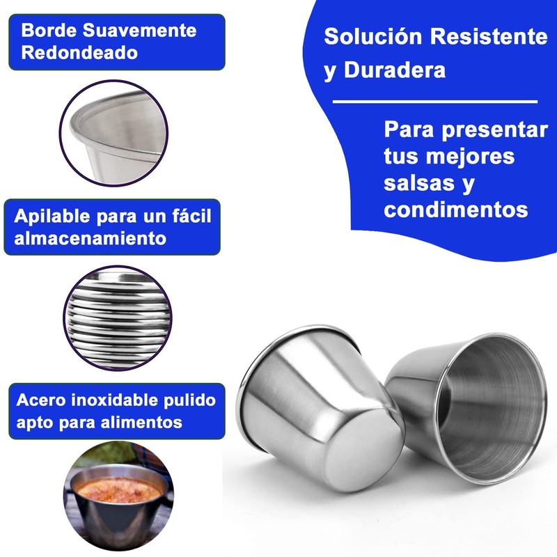LOW&EE® Stainless Steel Pudding Mould for Pudding Individual Moulds Baking