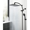 Hibbent All Metal Shower Head, 8'' High Pressure Rain Shower