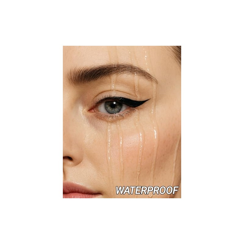 Erinde 2 Pcs Mate Lápiz Delineador de Ojos en Gel