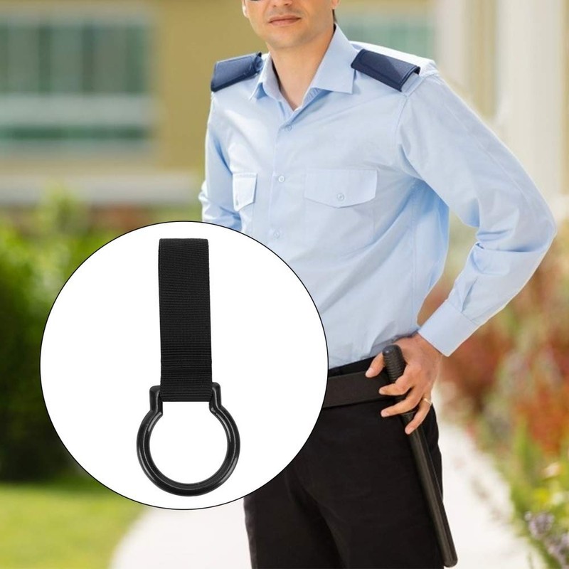 DONGKER Belt Loop Holder, Baton/Flashlight Ring Holder, Slide On Belt