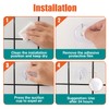 MAISEEN Adhesive Suction Cup Hooks, Heavy Duty Clear Suction Cups