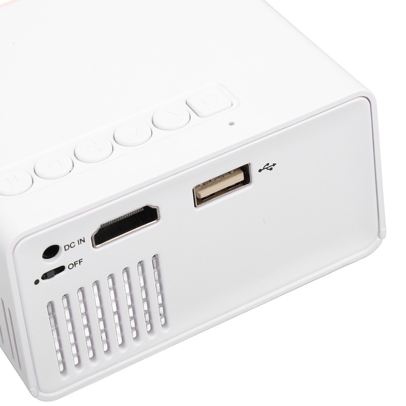 Small Projector 600ASIN Remote Control Portable Movie Projector with USB