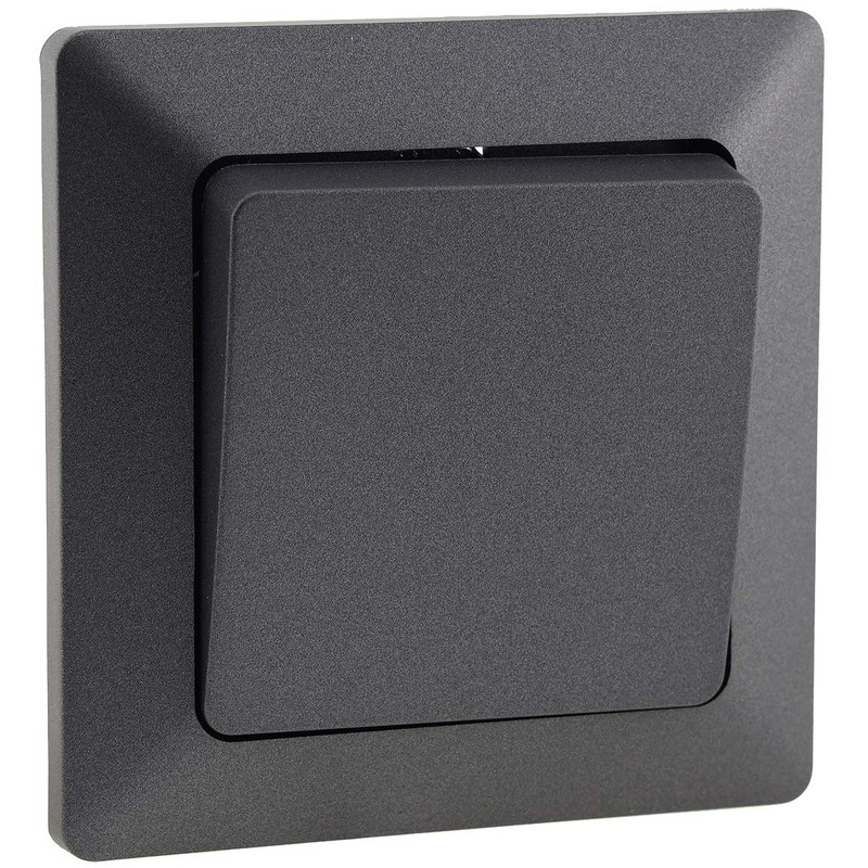 Milos Socket Switch Button Sets I Anthracite