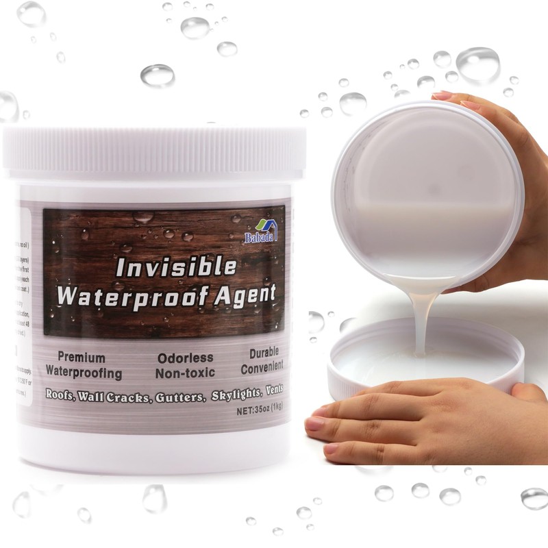 BABADA Transparent Waterproof Coating, 35oz Invisible Waterproof Agent Indoor &