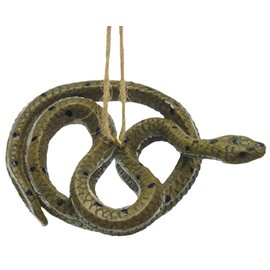 The Bridge Collection 3" Garter Snake Ornament - Realistic Garden Snake Hanging Christmas Ornament - Wildlife Animal Ornament