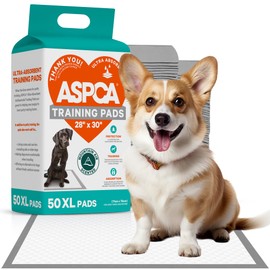 ASPCA Scented Puppy Pads, [50 Count], Dog Pee Pads for Training, Absorbent Potty Pads for Dogs, Quick-Drying Leakproof Large Dog Pads with Odor Control, 28"x30", XL Puppy Pads for Indoor/Outdoor Use