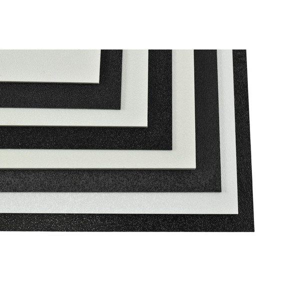 BuyPlastic Black ABS (Haircell Texture) Plastic Sheet 1/4" Thick, Size