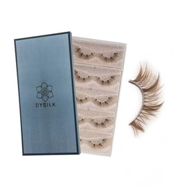 Naked Strip - 5 pares de pestañas postizas naturales 6D, pestañas postizas ligeras, aspecto natural, reutilizables y portátiles, Invisiband para mayor