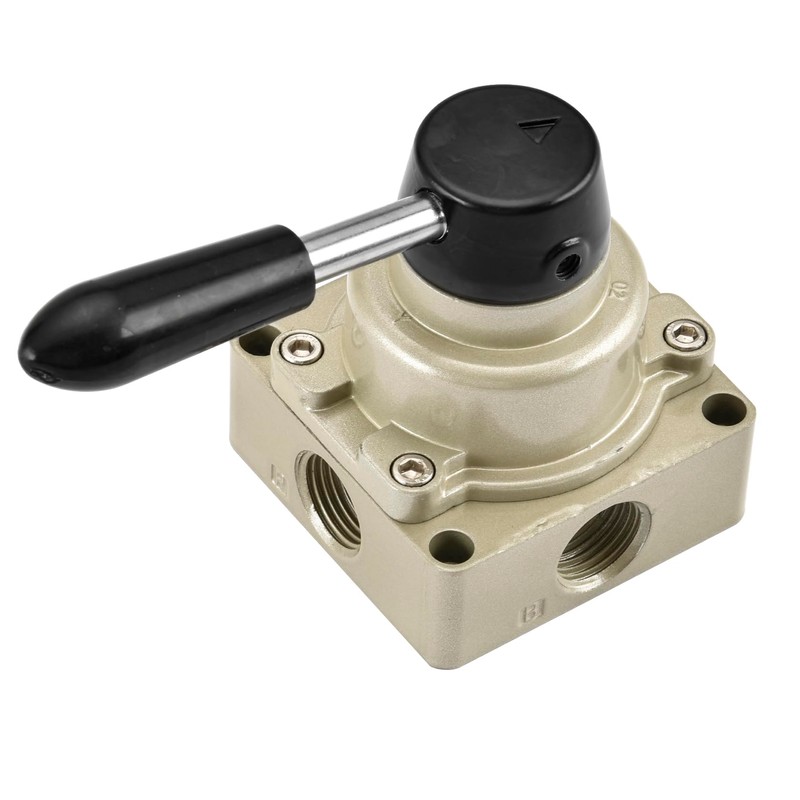 Heschen Rotary Lever Hand Valve, HV-04, PT1/2'', 3 Postion 4