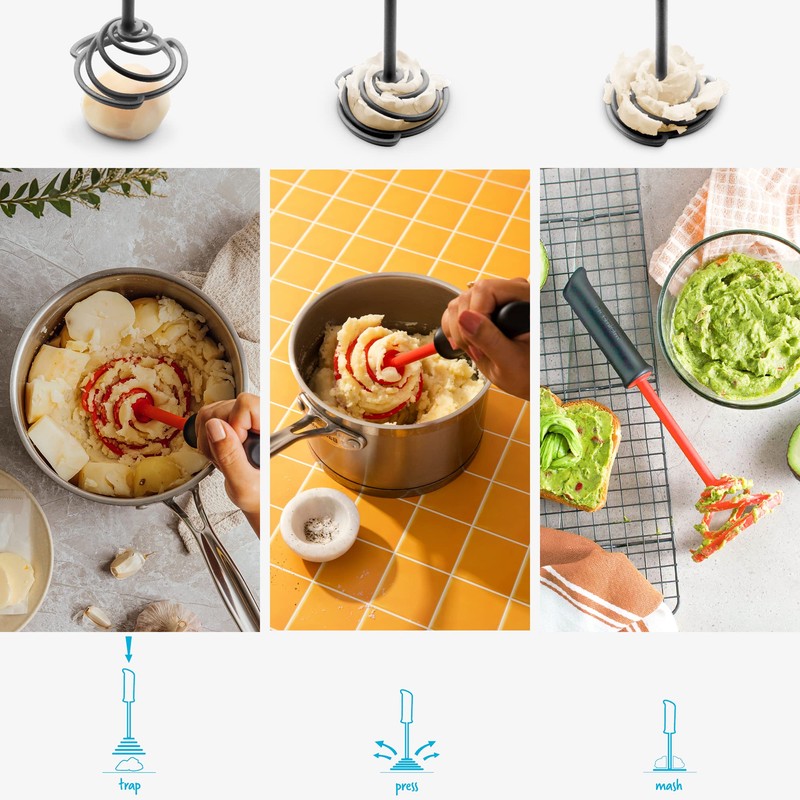 Dreamfarm Smood Lite Easy One-Handed & Ergonomic Soft-Grip, Nylon Vegetable