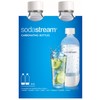 SodaStream Dishwasher Safe 1L Classic DWS Carbonating Bottle White (twinpack),