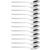 12Pcs Long Handle Dessert Spoon 316 Stainless Steel Soup Coffee