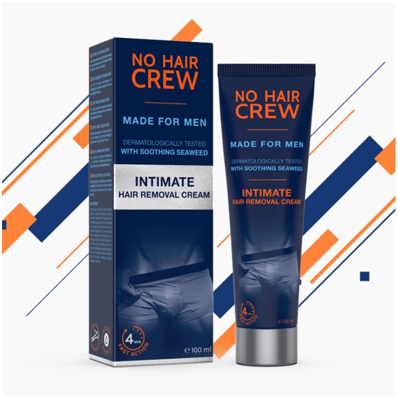 No Hair Crew Men's Hair Removal Intimate Cream for Body
