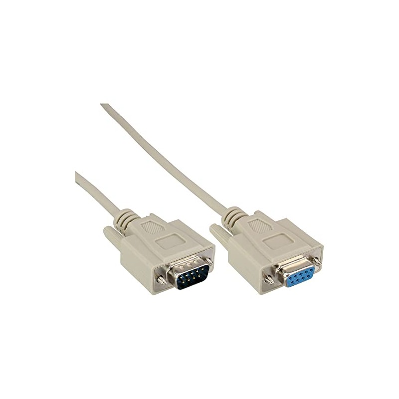 InLine 12237 Serial Extension 9-Pin Male / Female Moulded 1:1