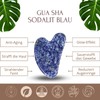 Sun & Sia - Natural Stone Gua Sha - Blue