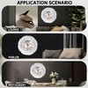 Wall Clock, Silent Hands Clock Petal Iron Creative Stereoscopic Wall