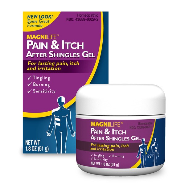 MagniLife Pain and Itch Relief Gel, Naturally Relieve Tingling, Irritation and Sensitivity with Jasmine and Mezereon - 1.8oz