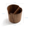 Ytnjzl 5 inch Coffee Knock Box espresso knock box,Wood Bin