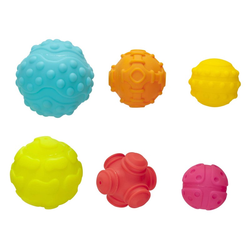 Playgro Sensorik-Bälle, Ab 6 Monaten, Mehrfarbig, 40195