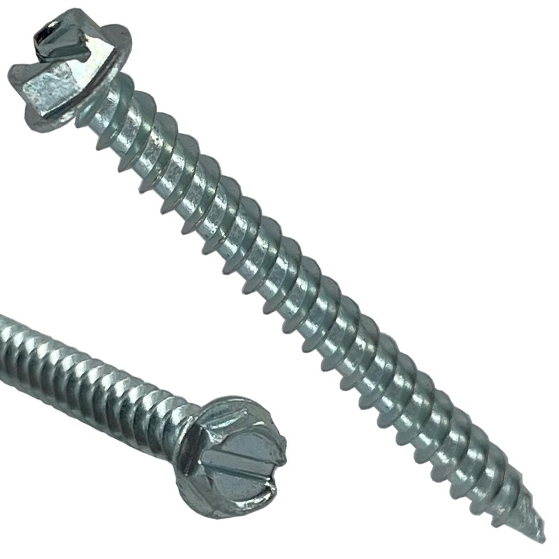 BRAUNY BOY – 2” x #10 – Slotted Hex Head