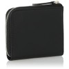 Gione PG502ALP Flip Zip L-Shaped Zipper Mini Wallet, Prevents Skimming,
