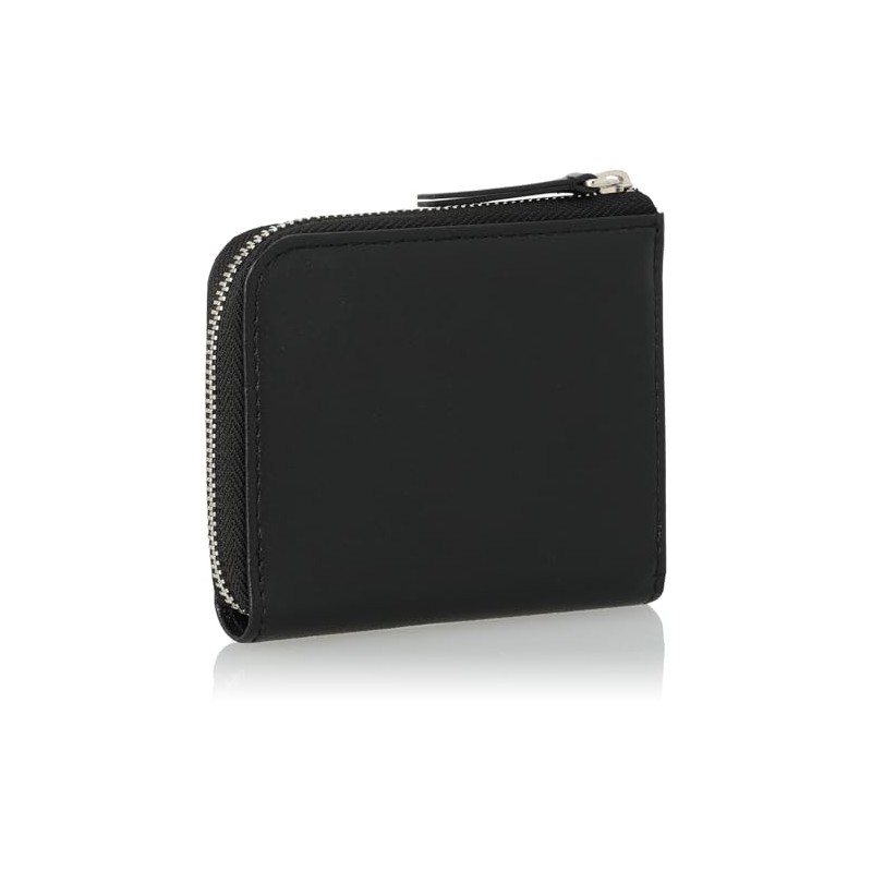 Gione PG502ALP Flip Zip L-Shaped Zipper Mini Wallet, Prevents Skimming,
