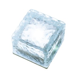 Garden Master WLL-1026WH LED Solar Light, 2.8 inches (7 cm) Square, White Color, 1 Piece, Automatic Switch, Solar Panel, Dustproof and Waterproof Performance: IP66 Waterproof, Garden Light, Guide Light, Veranda, Patio, Balcony, Security Prevention, Entra