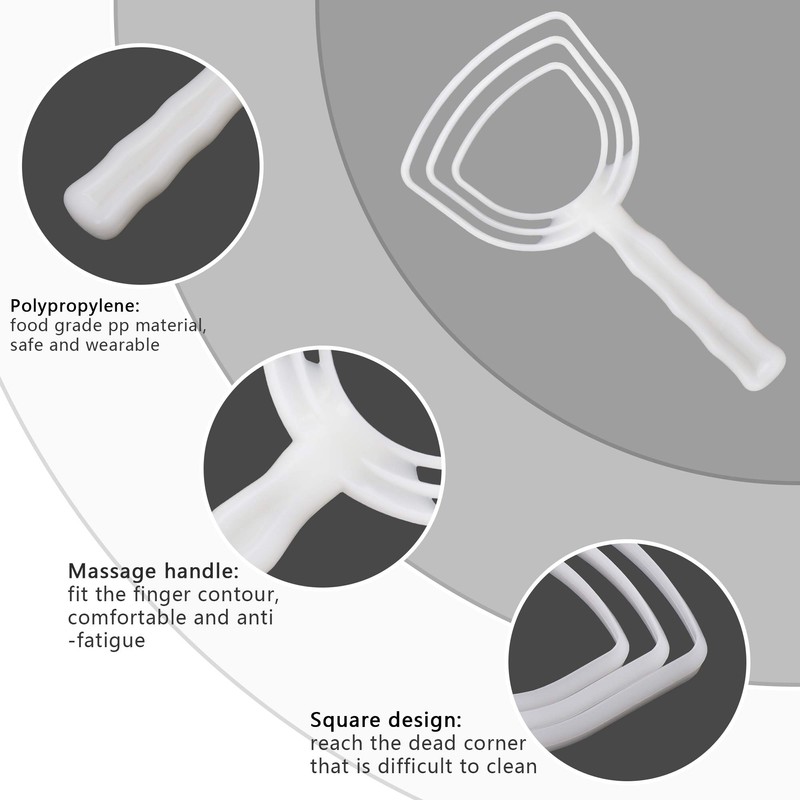 BOLEXINO Professional Square Bone Dust Scraper/meat scraper- Catering kitchenware Square